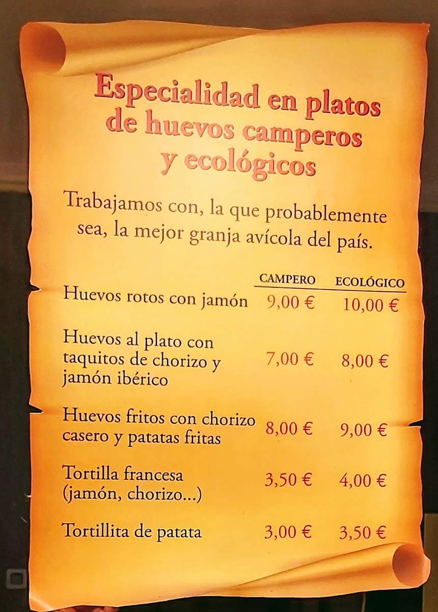 CAFETERÍA MILLAS Photo Menu 2