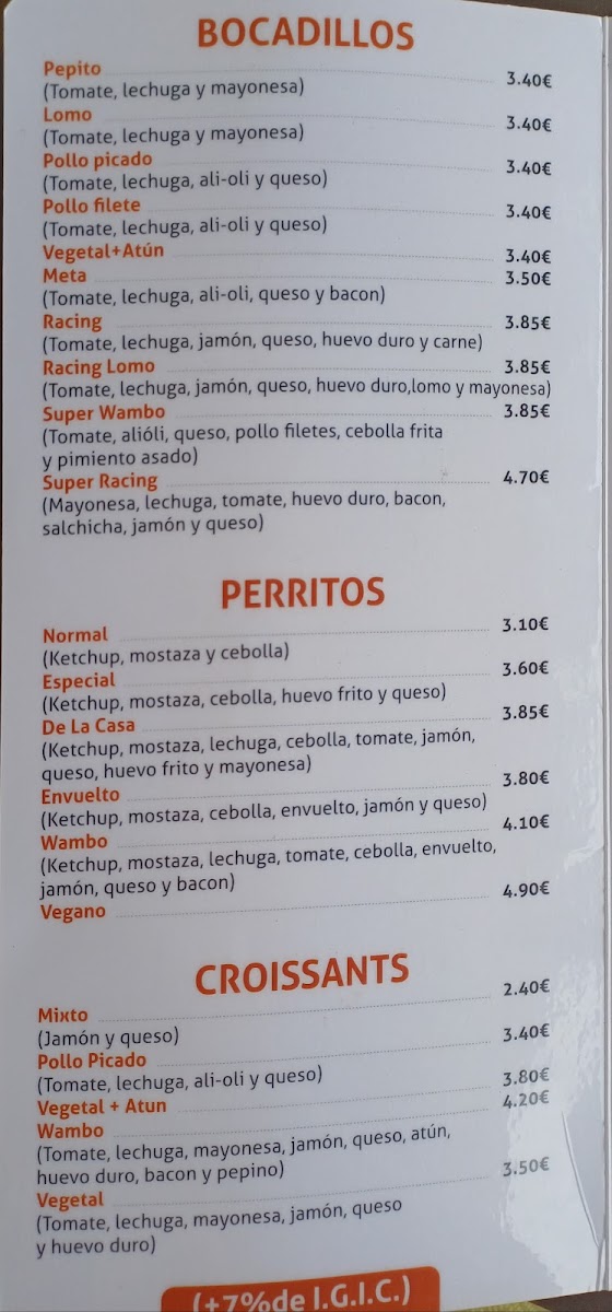 Hamburguesería Wambo Photo Menu 8