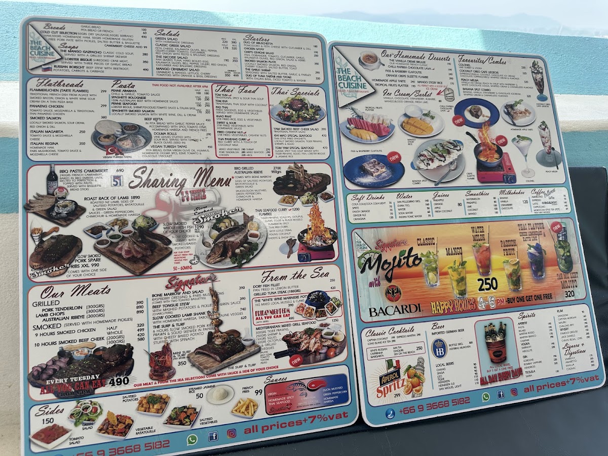 The Beach Cuisine Photo Menu 10