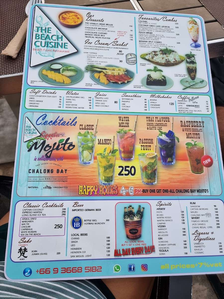 The Beach Cuisine Photo Menu 5