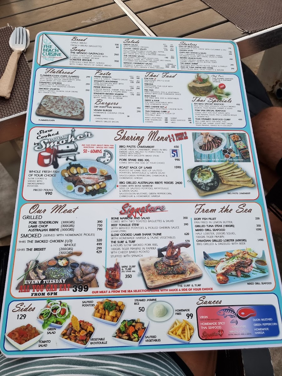 The Beach Cuisine Photo Menu 8