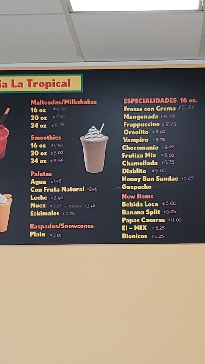 Neveria y Paleteria La Tropical 2 Photo Menu 2