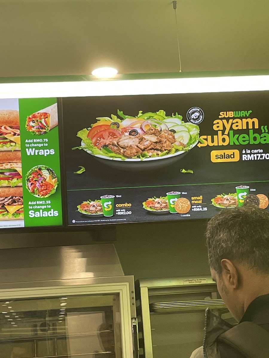 Subway Bertam Perdana Photo Menu 2