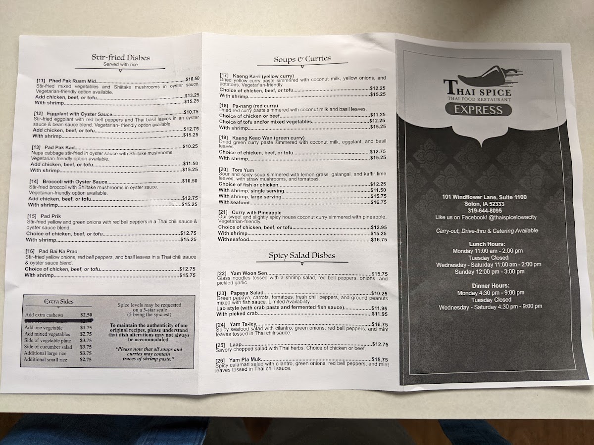 Thai Spice Express Photo Menu 6