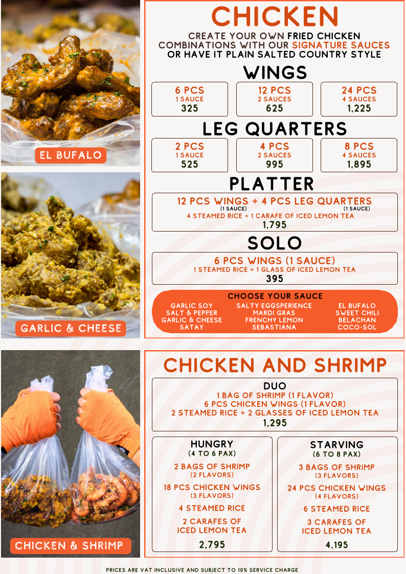 Shrimp Bucket BGC Photo Menu 1