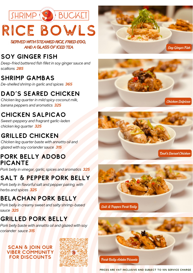 Shrimp Bucket BGC Photo Menu 6