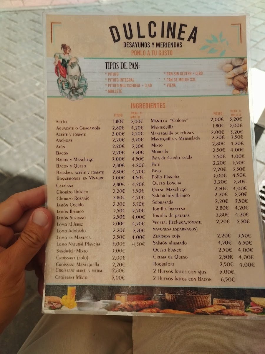 Cafetería Restaurante Dulcinea Photo Menu 10