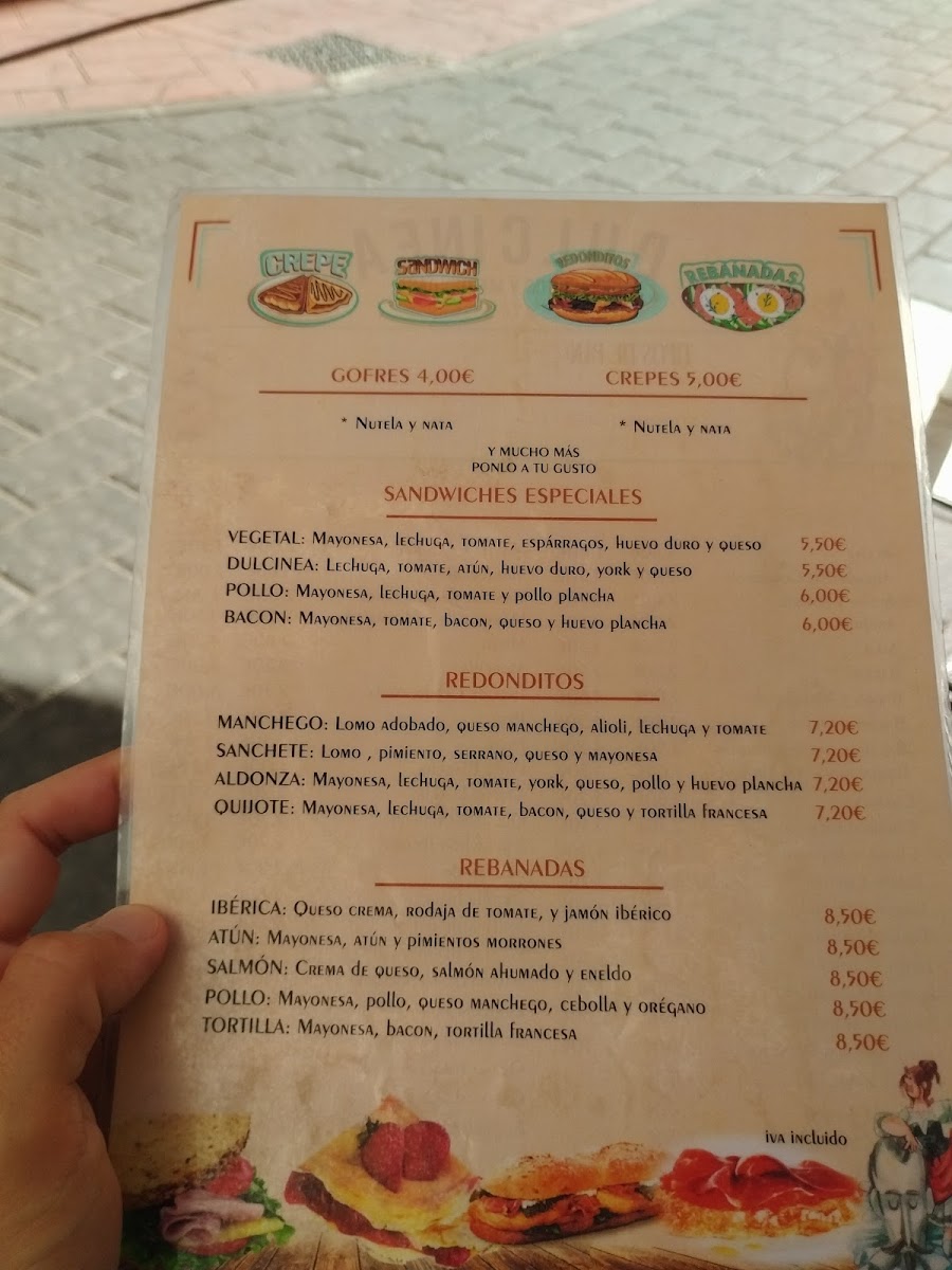 Cafetería Restaurante Dulcinea Photo Menu 8