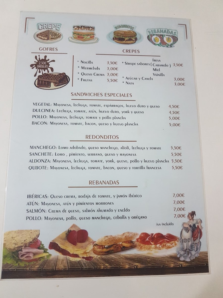 Cafetería Restaurante Dulcinea Photo Menu 9