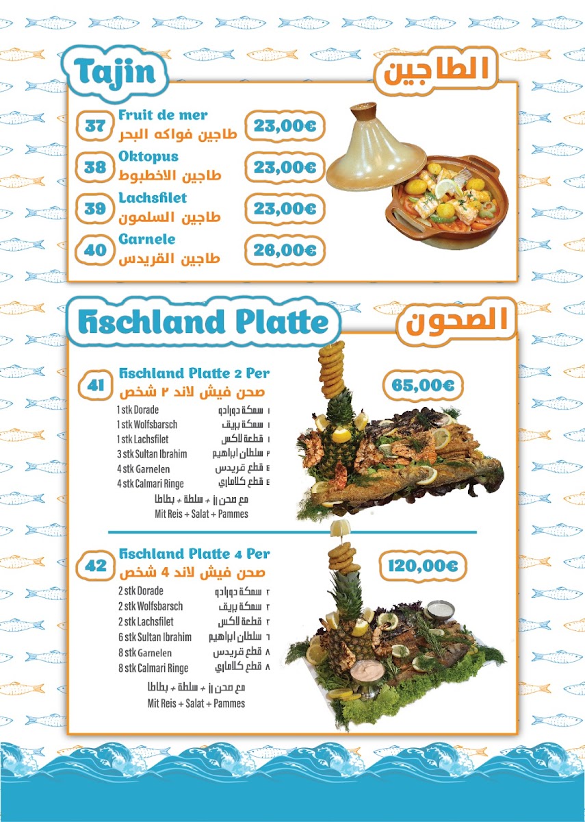 Fischland Restaurant Photo Menu 1