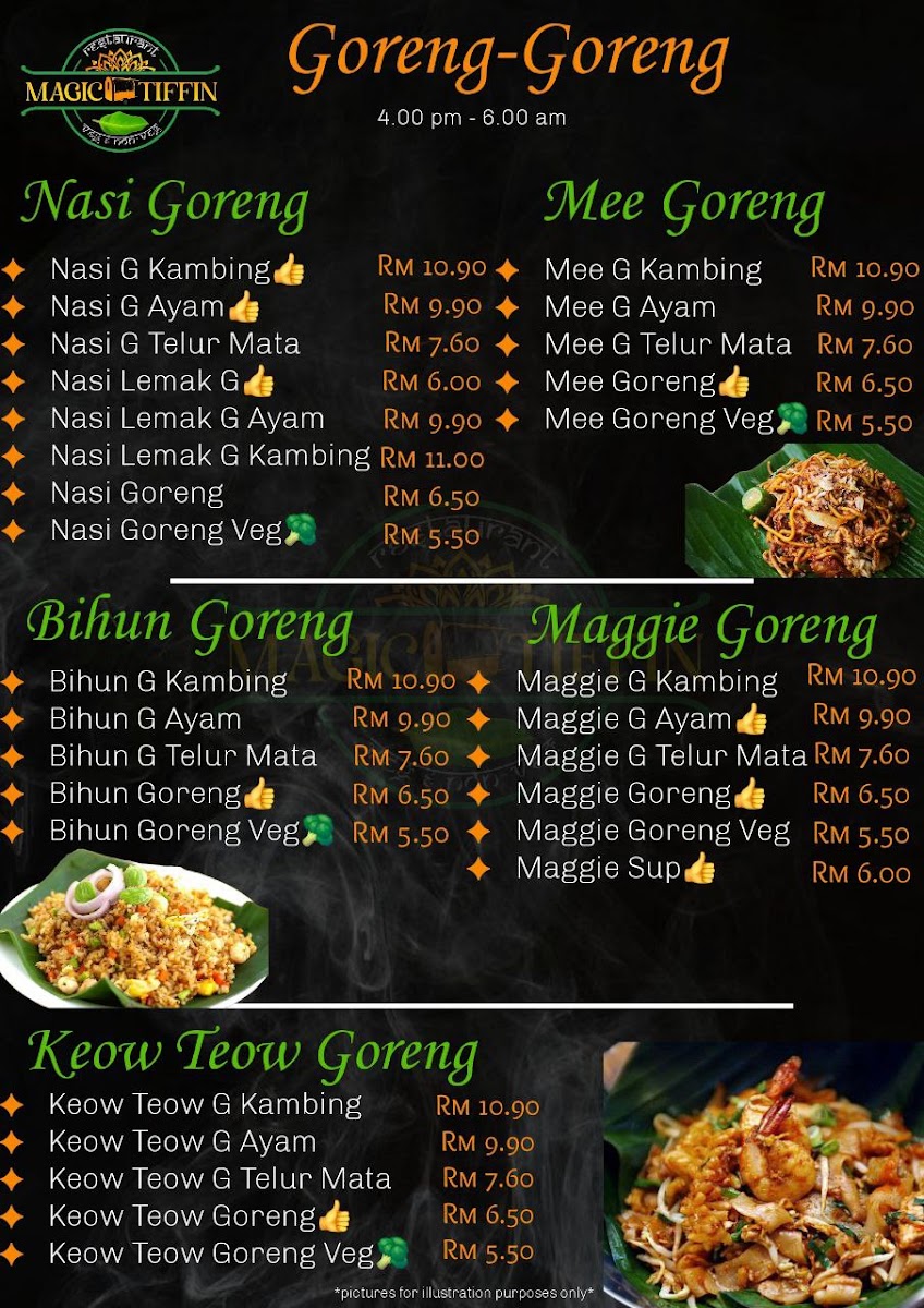 Magic Tiffin Restaurant Photo Menu 2