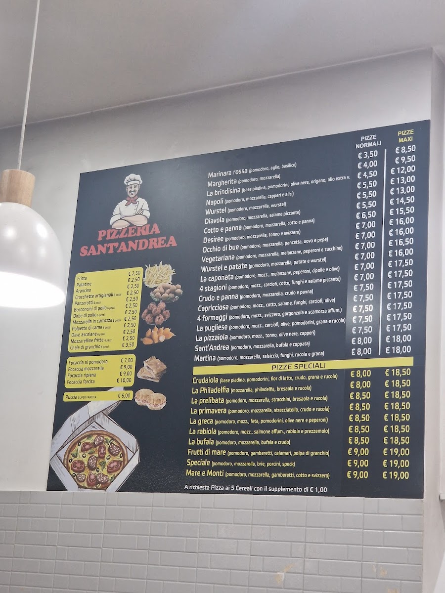 Pizzeria Sant'Andrea Photo Menu 2