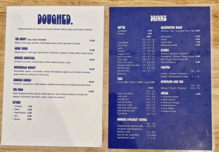Doughed - Bakehouse Cafe Photo Menu 4