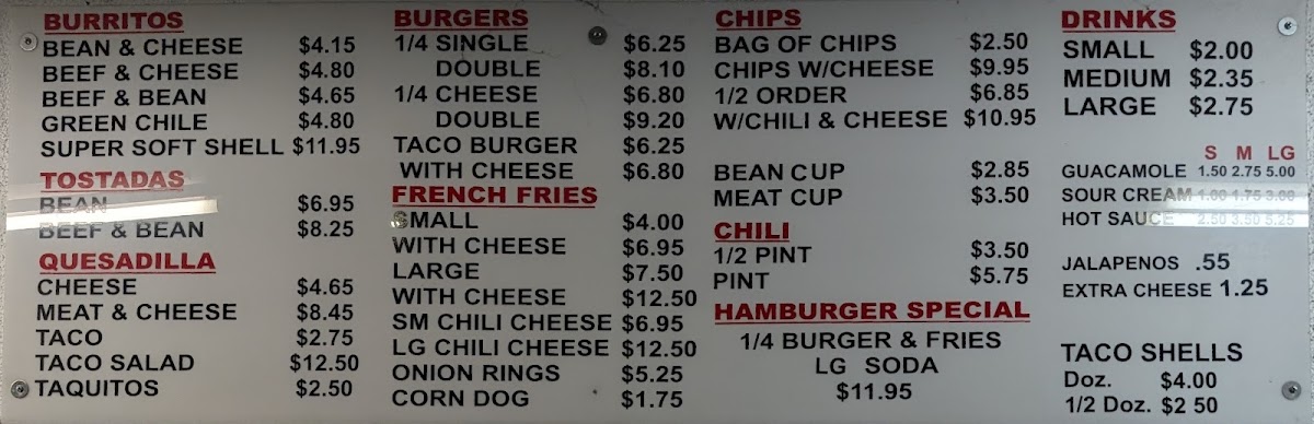 Taco Treat Photo Menu 5