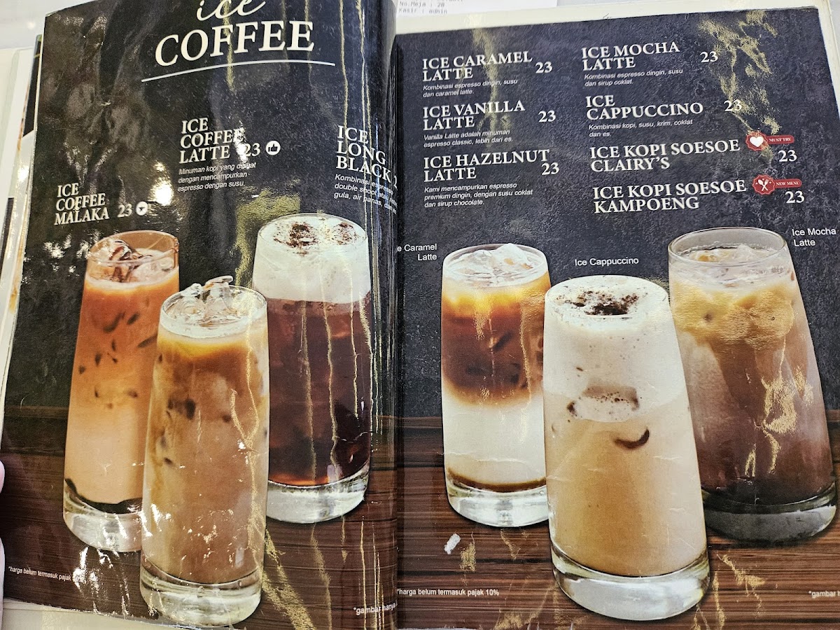 Clairy's Kitchen and Patisserie Photo Menu 5