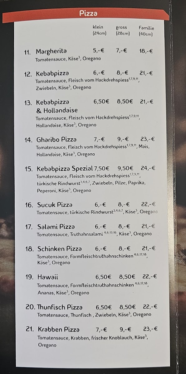 Pizzeria Arabico Photo Menu 1