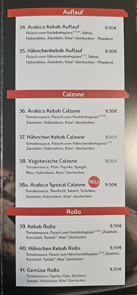 Pizzeria Arabico Photo Menu 8