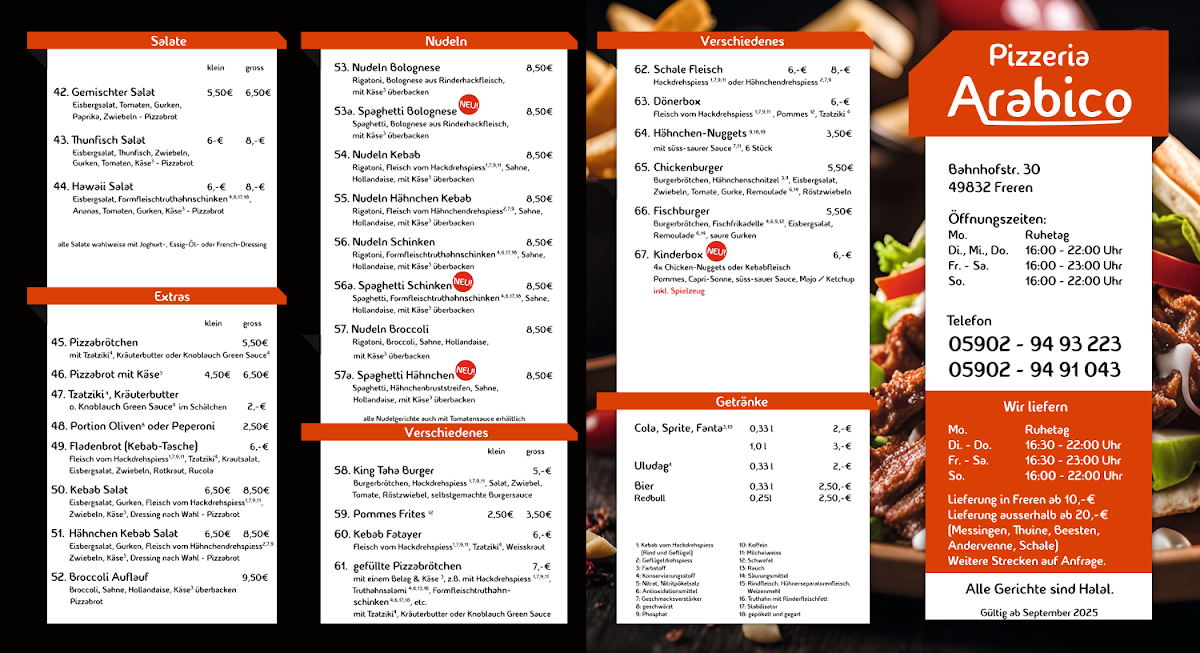 Pizzeria Arabico Photo Menu 9