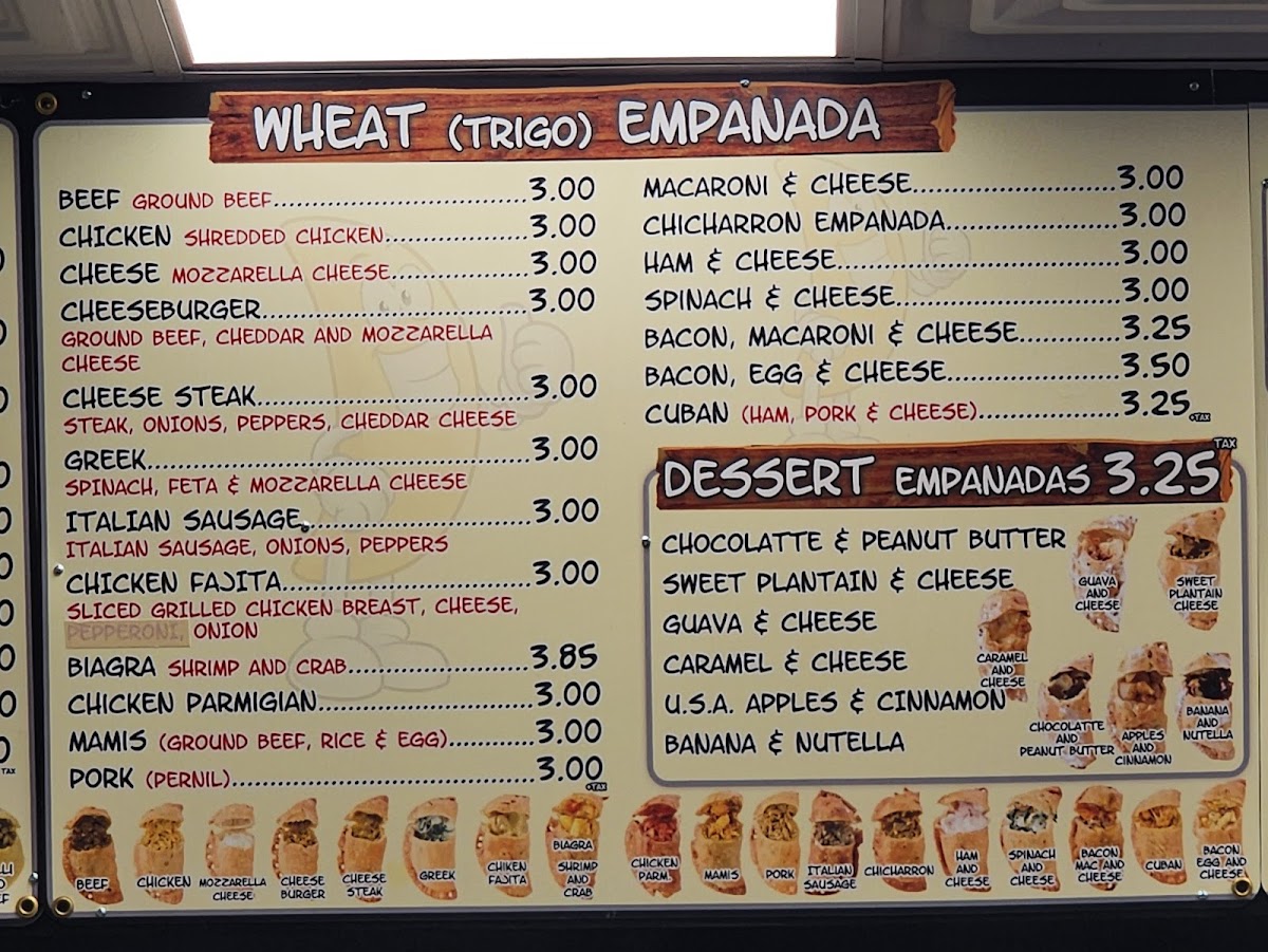 The Empanada Spot Photo Menu 3