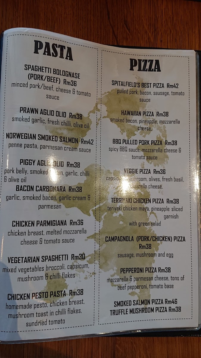 Spitalfield's Gastrobar Photo Menu 7