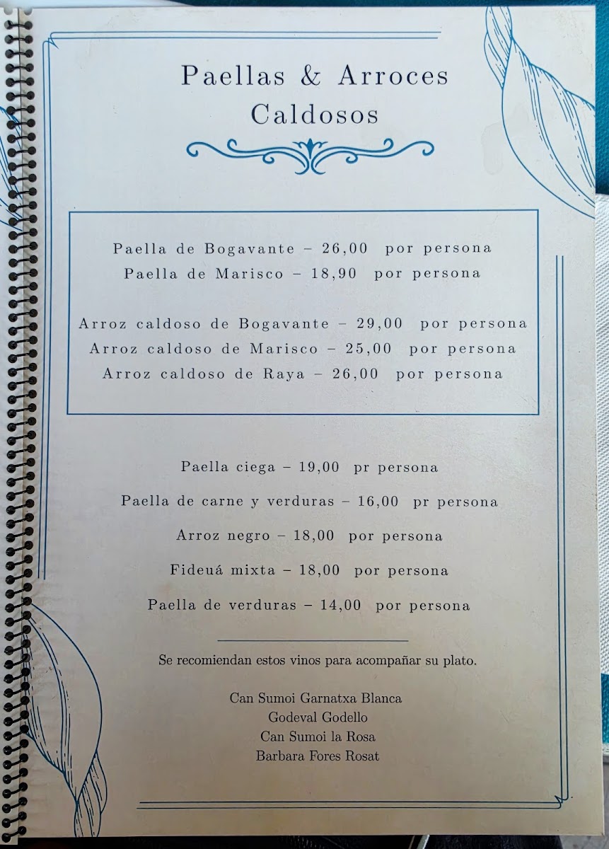 Junior tapas Bar Photo Menu 2