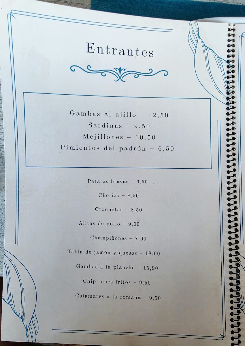 Junior tapas Bar Photo Menu 3