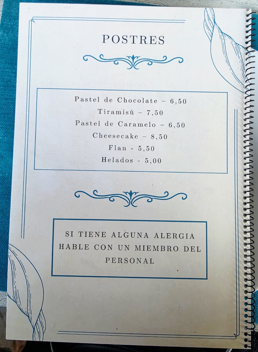 Junior tapas Bar Photo Menu 5