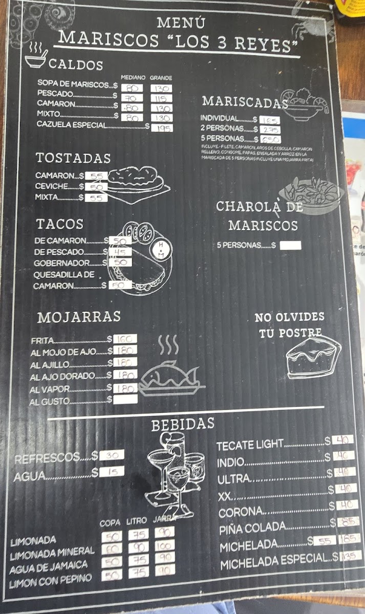 Restaurante de Mariscos ' LOS 3 REYES ' Photo Menu 2