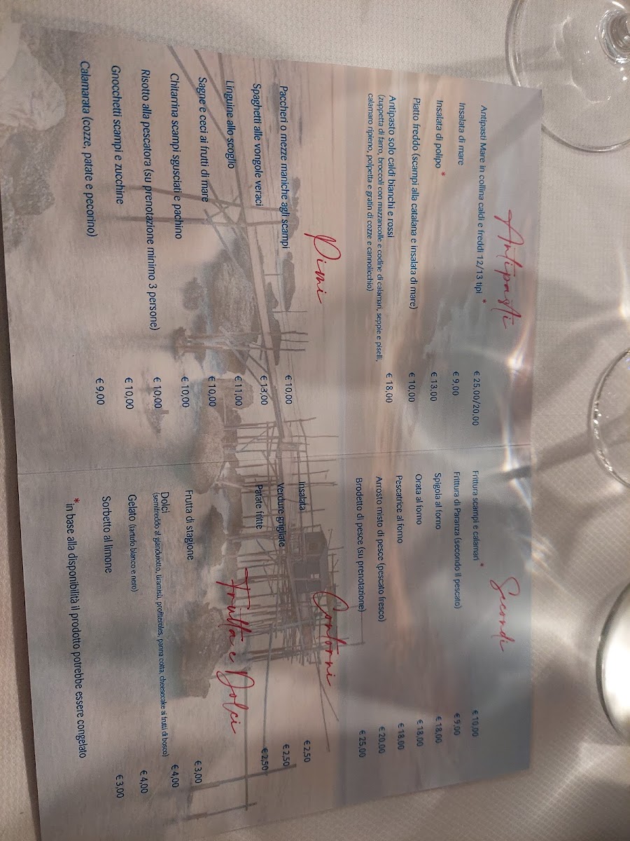 Il mare in collina Photo Menu 3