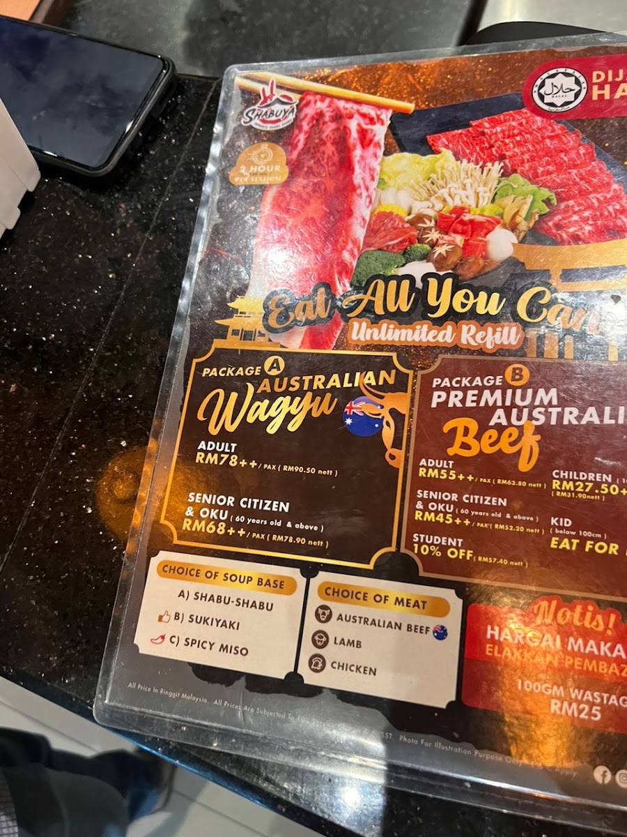 Shabuya Photo Menu 10