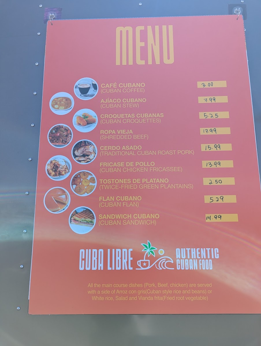 Cuba Libre Authentic Cuban food Photo Menu 2