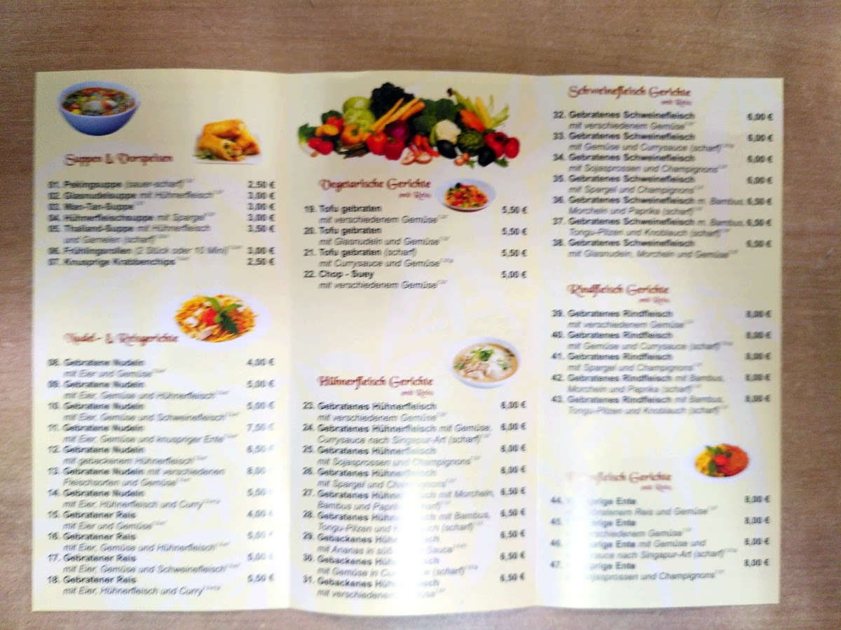 Goldener Drachen, China-Thai Bistro Photo Menu 3