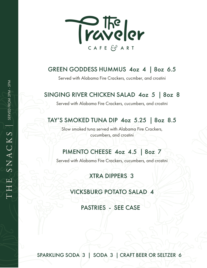 The Traveler Photo Menu 2
