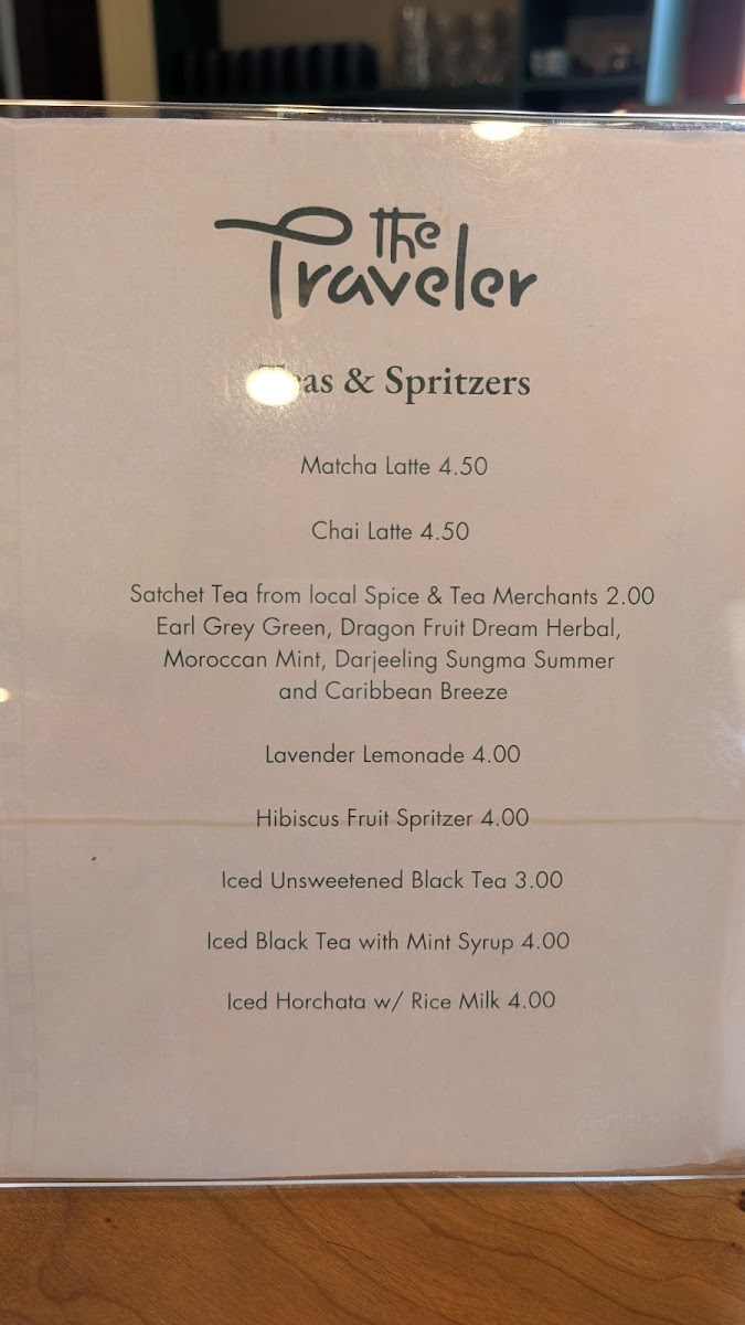 The Traveler Photo Menu 4