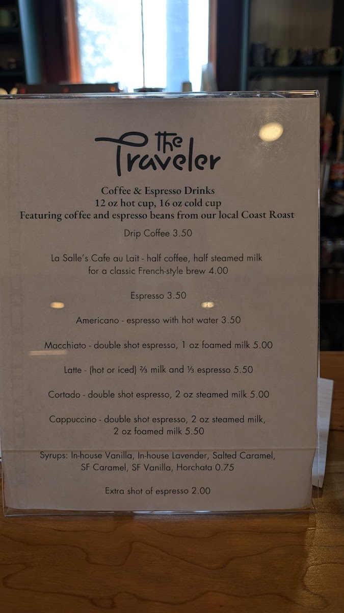 The Traveler Photo Menu 6