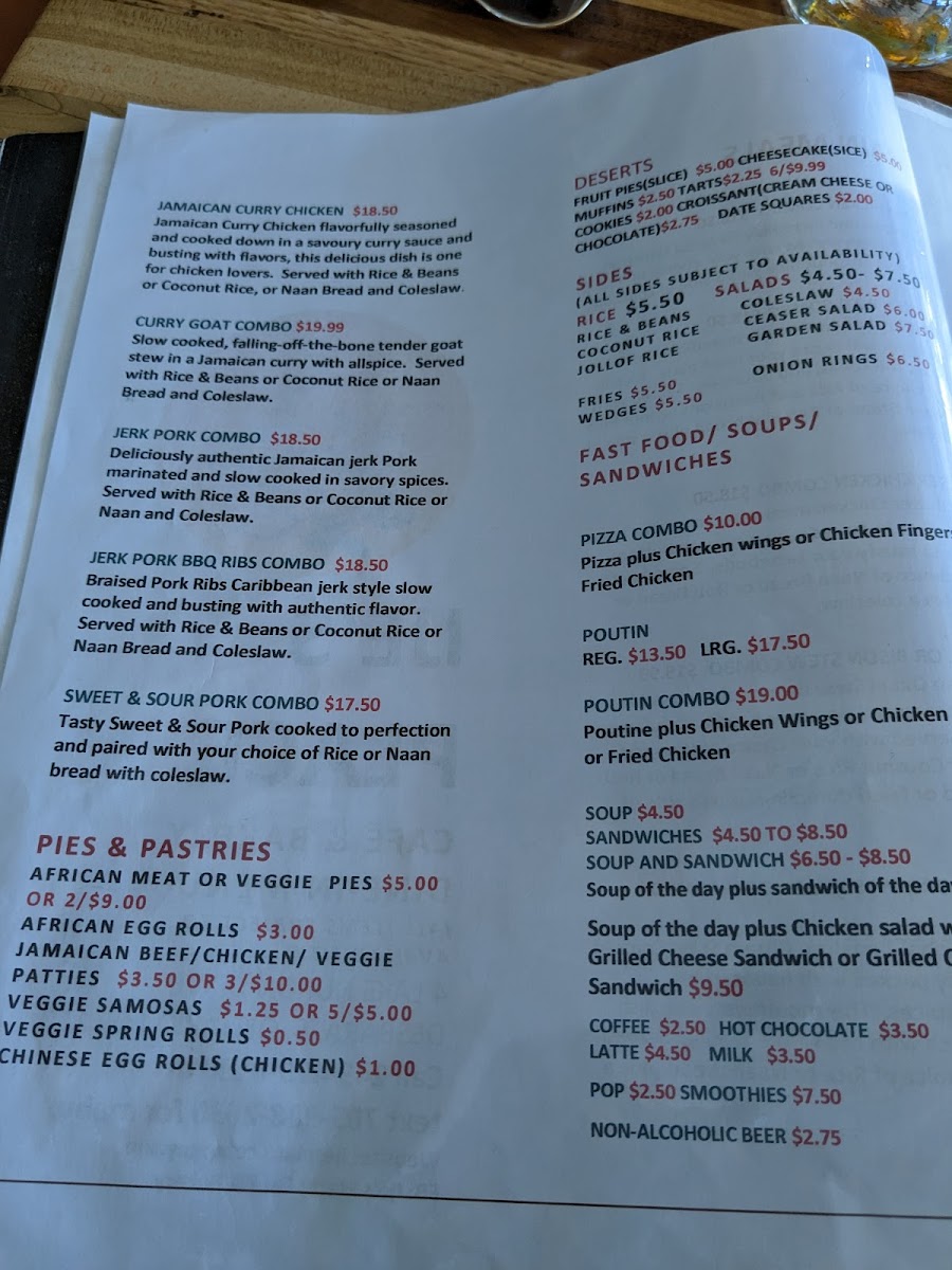 Ije's Place: Cafe & Bakery Photo Menu 4