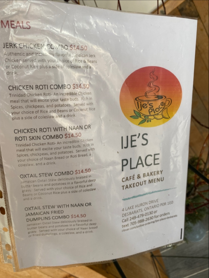 Ije's Place: Cafe & Bakery Photo Menu 9