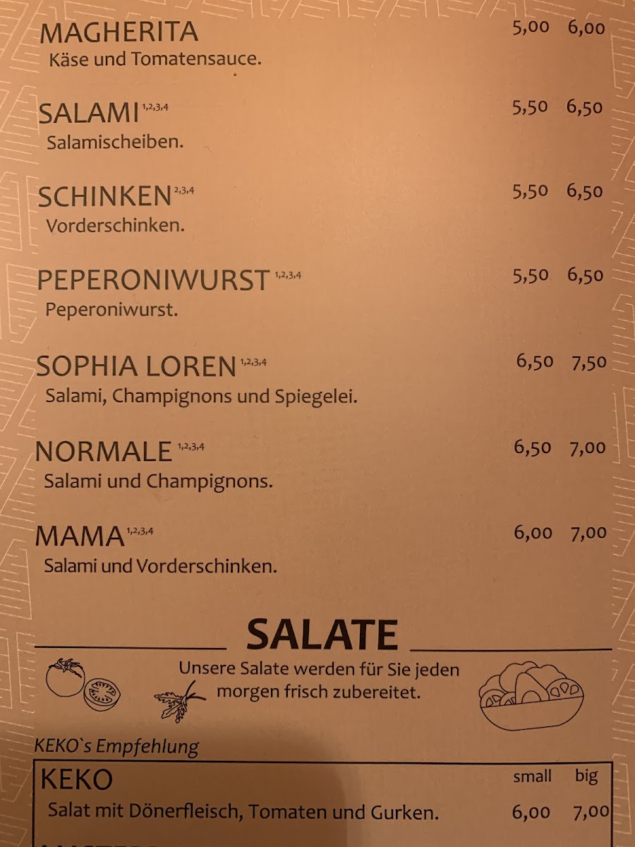 Keko Bistro Kebabhaus Photo Menu 3