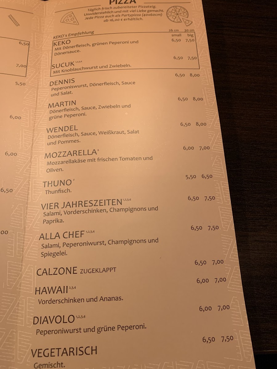Keko Bistro Kebabhaus Photo Menu 4