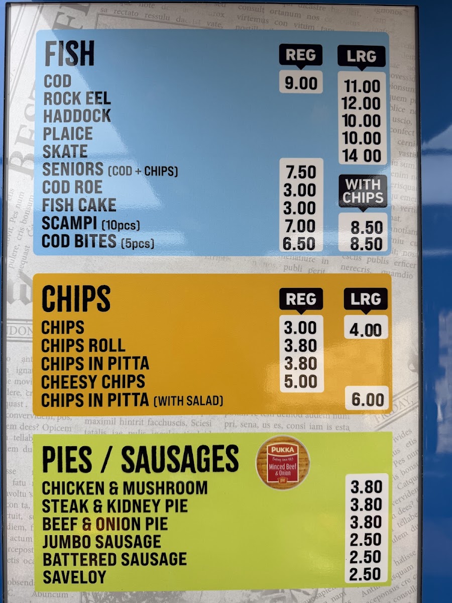 Tower fish and chips Photo Menu 3