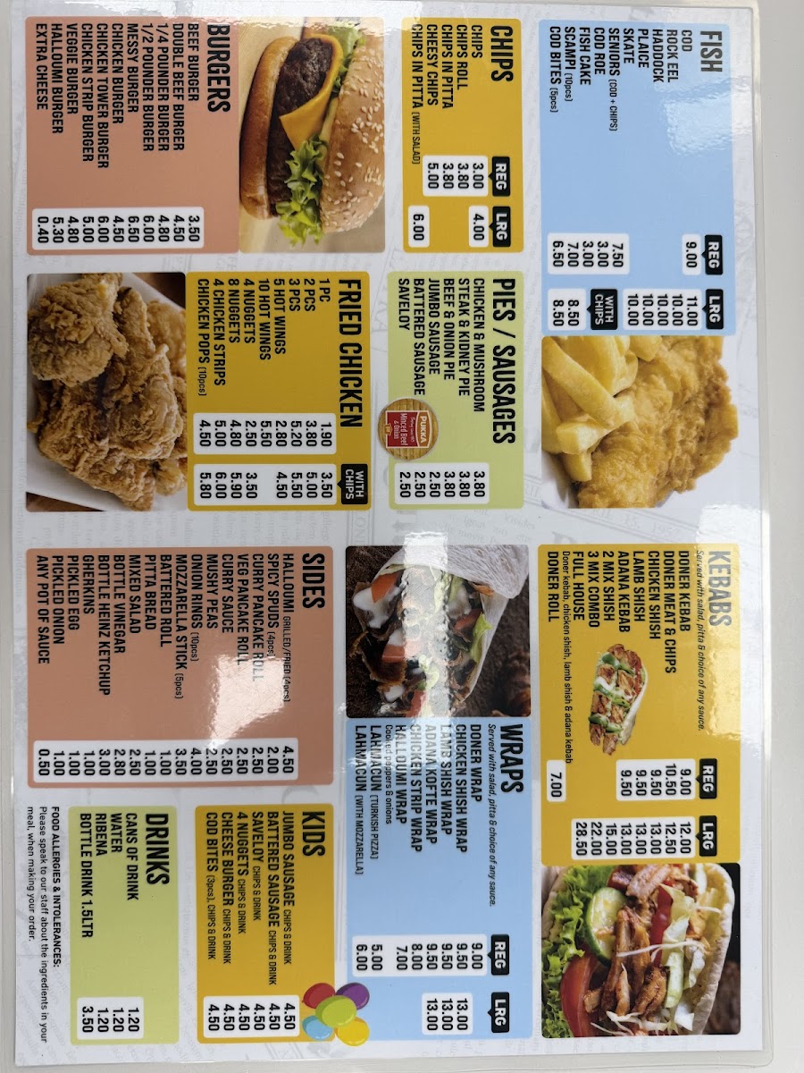 Tower fish and chips Photo Menu 8