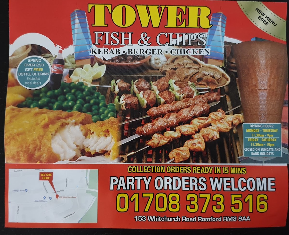 Tower fish and chips Photo Menu 9