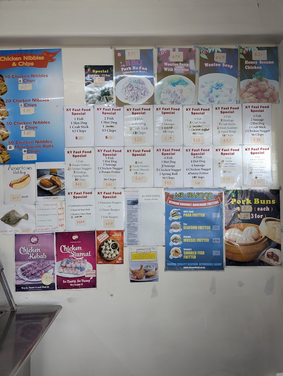 K Y Takeaways Photo Menu 4