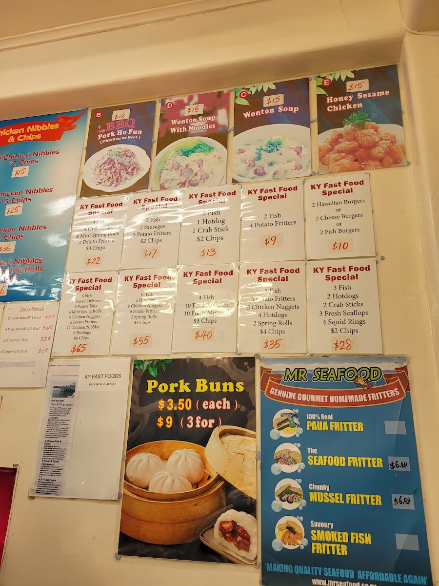 K Y Takeaways Photo Menu 9