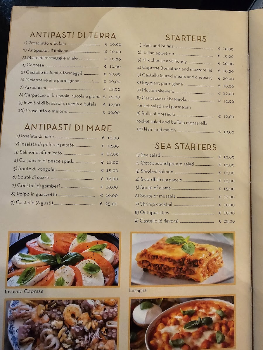 Ristorante Pizzeria Castello Photo Menu 1