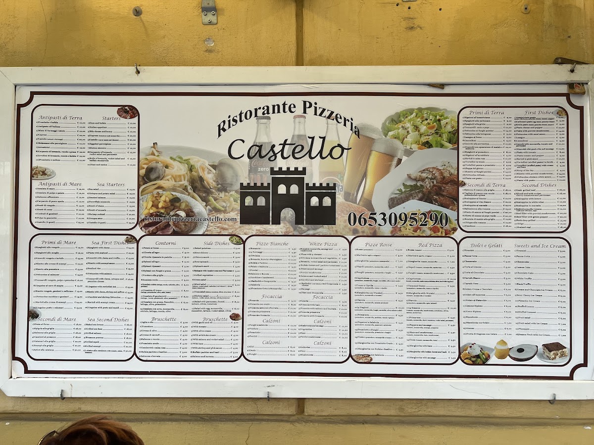 Ristorante Pizzeria Castello Photo Menu 10