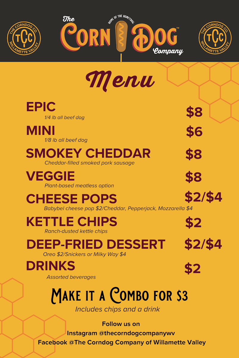 The Corndog Company-Willamette Valley Photo Menu 1