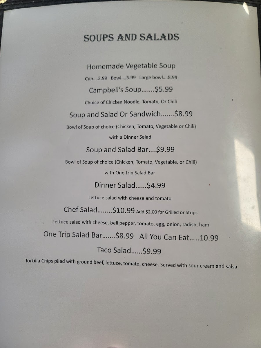 Judy's Cafe Photo Menu 3