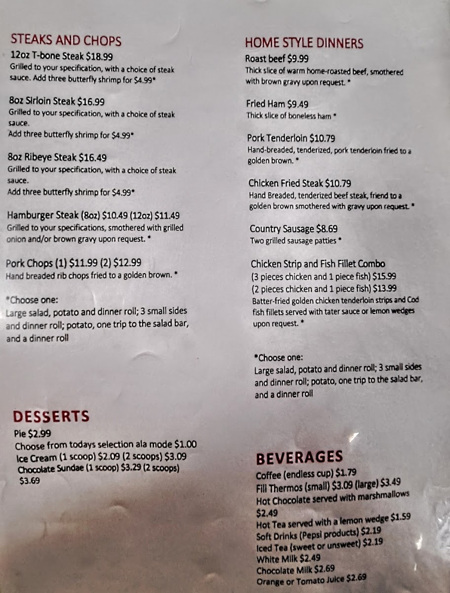 Judy's Cafe Photo Menu 7