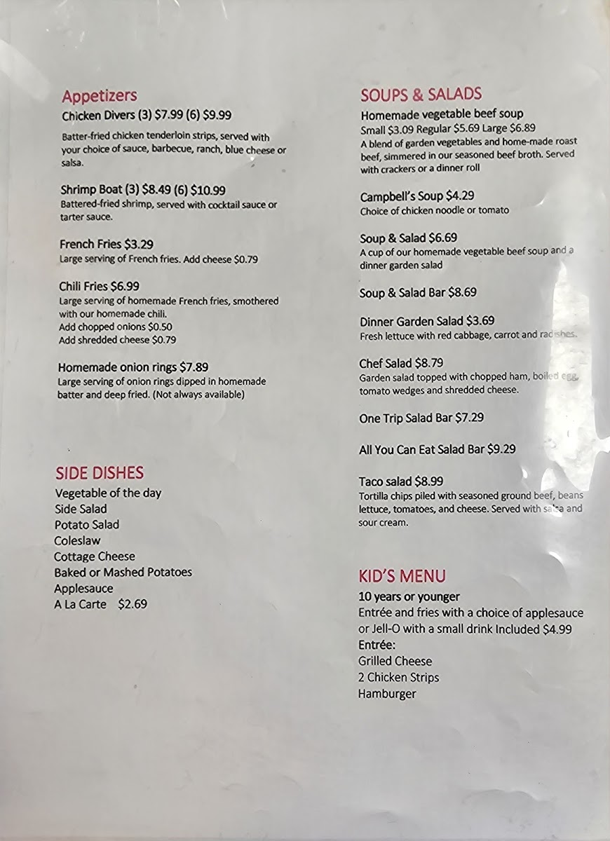Judy's Cafe Photo Menu 8